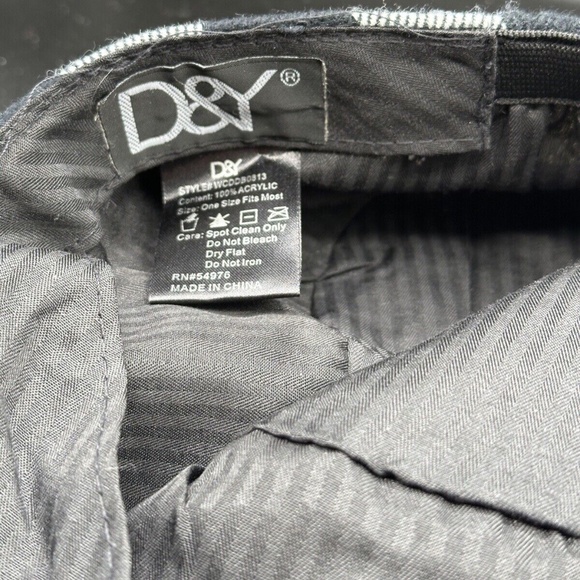 D&Y - Gatsby Newsboy Driver Flat Hat / Cap, Gingham or Plaid, 100% Acrylic - Picture 5 of 7